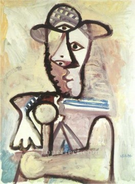 Pablo Picasso Painting - Busto del Hombre 3 1971 cubismo Pablo Picasso